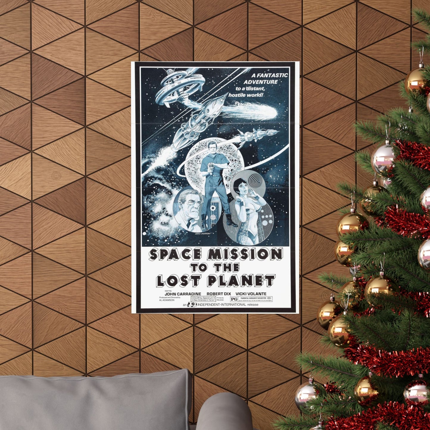 SPACE MISSION TO LOST PLANET (HORROR OF THE BLOOD MONSTERS) 1970 - Paper Movie Poster-The Sticker Space