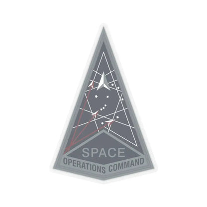 Space Operations Command (U.S. Space Force) STICKER Vinyl Kiss-Cut Decal 3 Inch Transparent - The Sticker Space