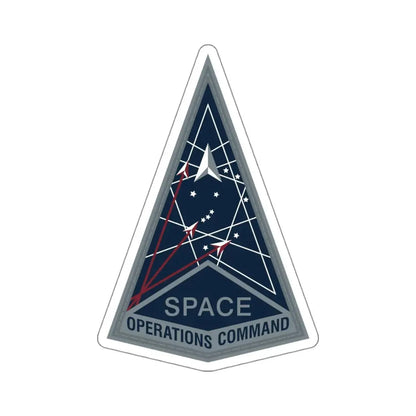 Space Operations Command (U.S. Space Force) STICKER Vinyl Kiss-Cut Decal 4 Inch White - The Sticker Space