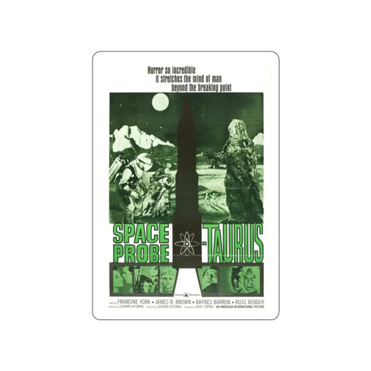 SPACE PROBE TAURUS 1965 Movie Poster STICKER Vinyl Die-Cut Decal 2 Inch - The Sticker Space