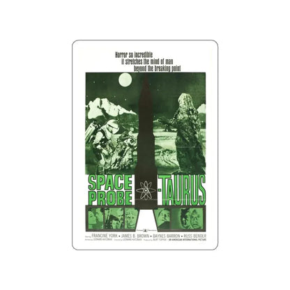 SPACE PROBE TAURUS 1965 Movie Poster STICKER Vinyl Die-Cut Decal 3 Inch - The Sticker Space