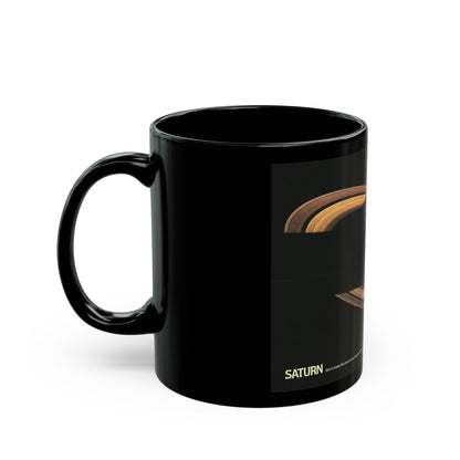 Space - Saturn (1981) (Map) Black Coffee Mug-The Sticker Space