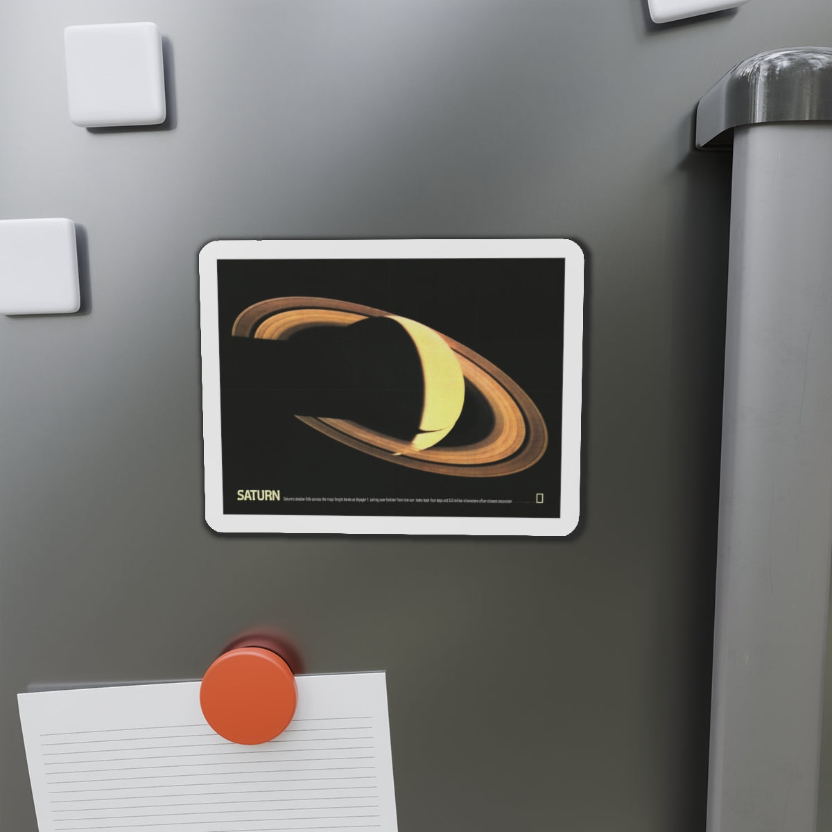 Space - Saturn (1981) (Map) Refrigerator Magnet-The Sticker Space