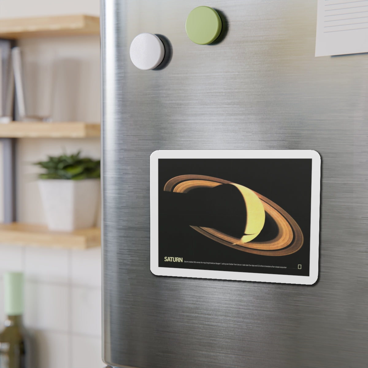 Space - Saturn (1981) (Map) Refrigerator Magnet-The Sticker Space