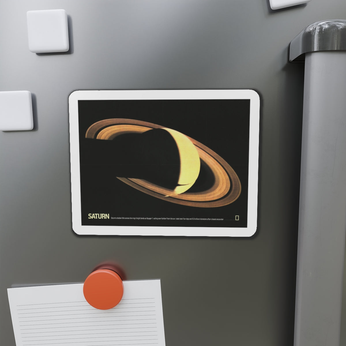 Space - Saturn (1981) (Map) Refrigerator Magnet-The Sticker Space