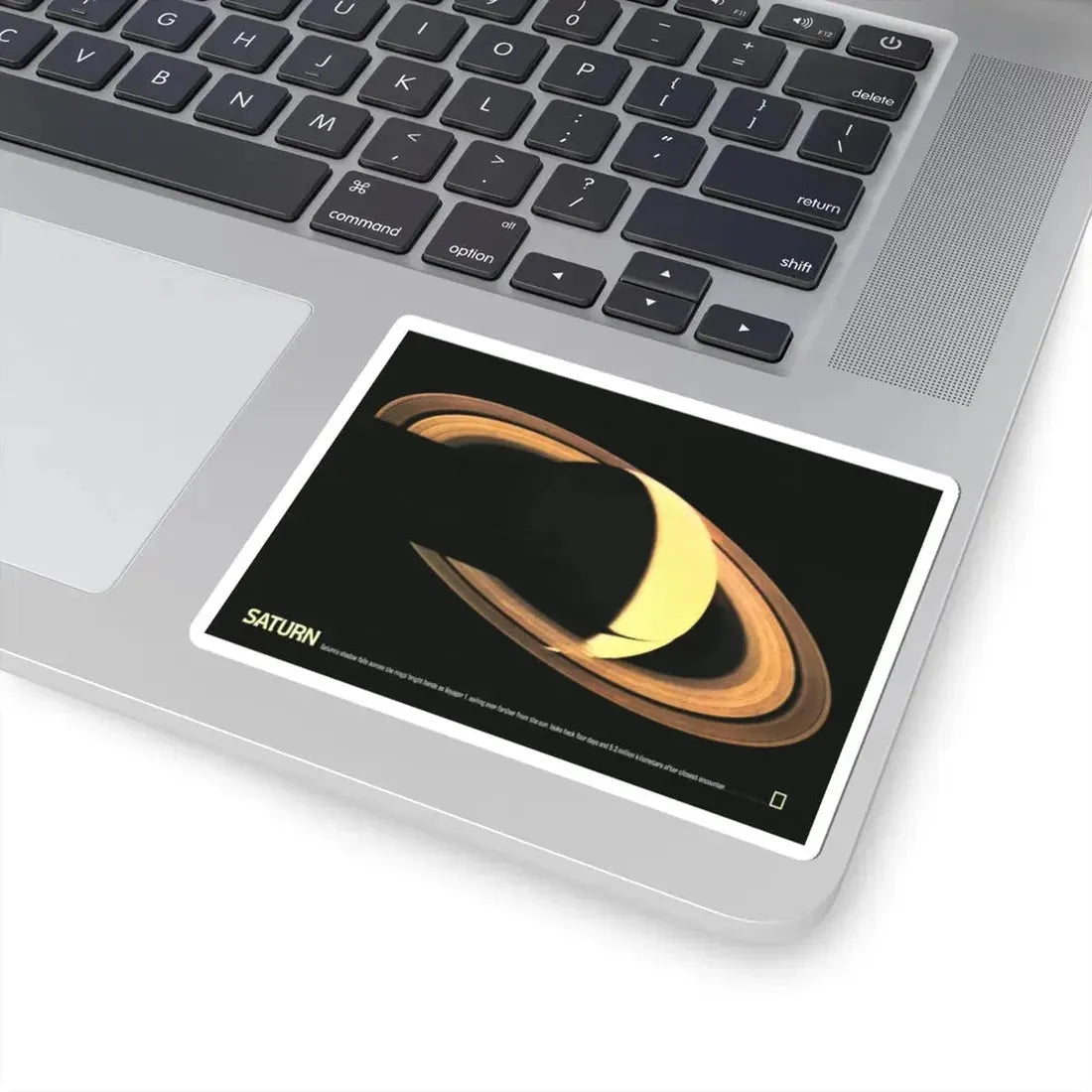 Space - Saturn (1981) (Map) STICKER Vinyl Kiss-Cut Decal - The Sticker Space