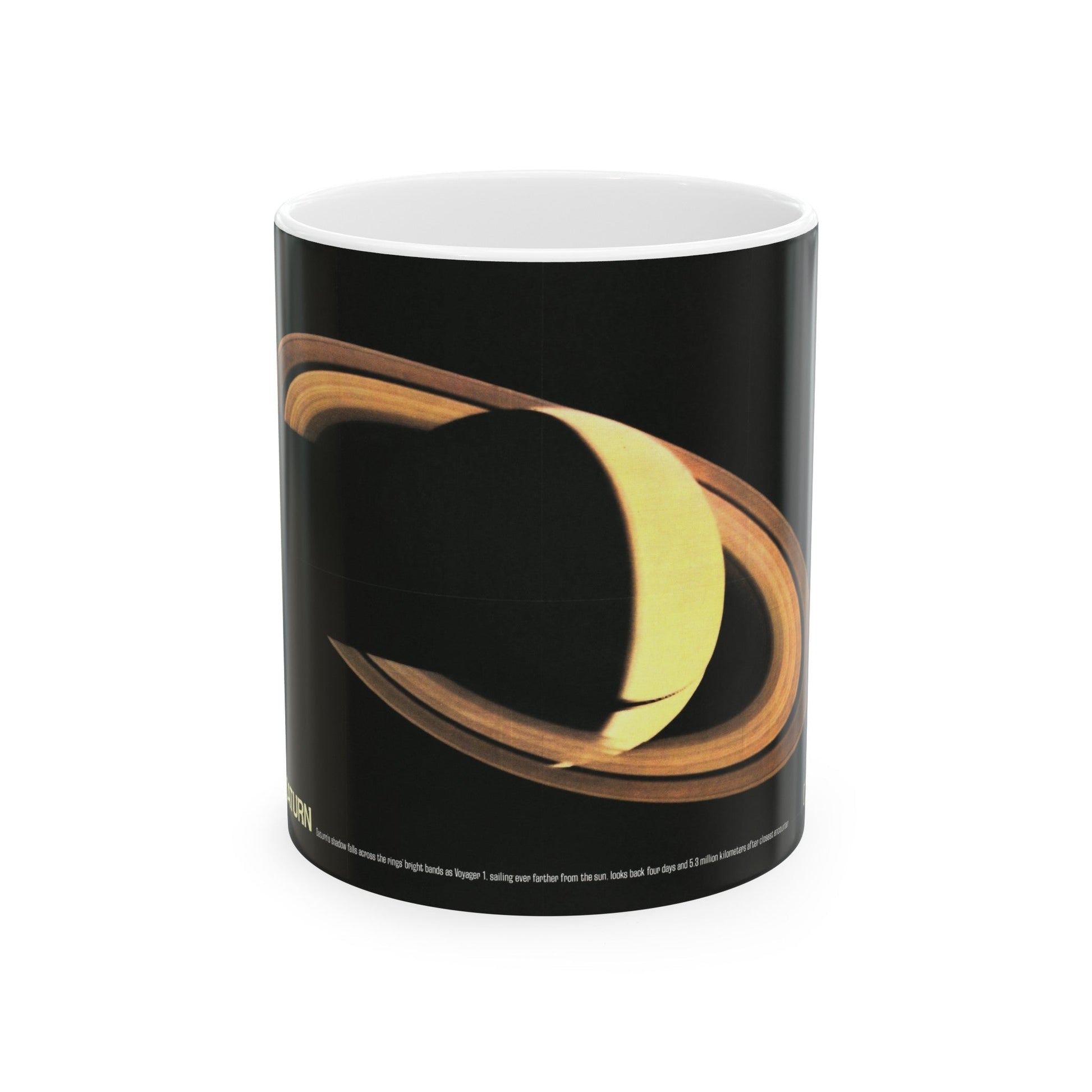 Space - Saturn (1981) (Map) White Coffee Mug-11oz-The Sticker Space