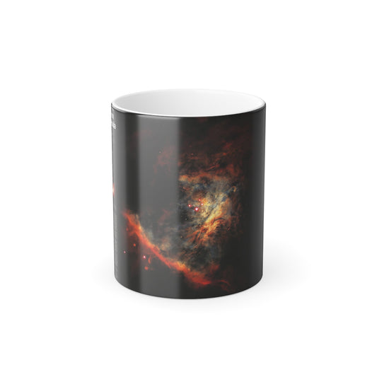 Space - Star Birth in the Orion Nebula (1995) (Map) Color Changing Mug 11oz-11oz-The Sticker Space