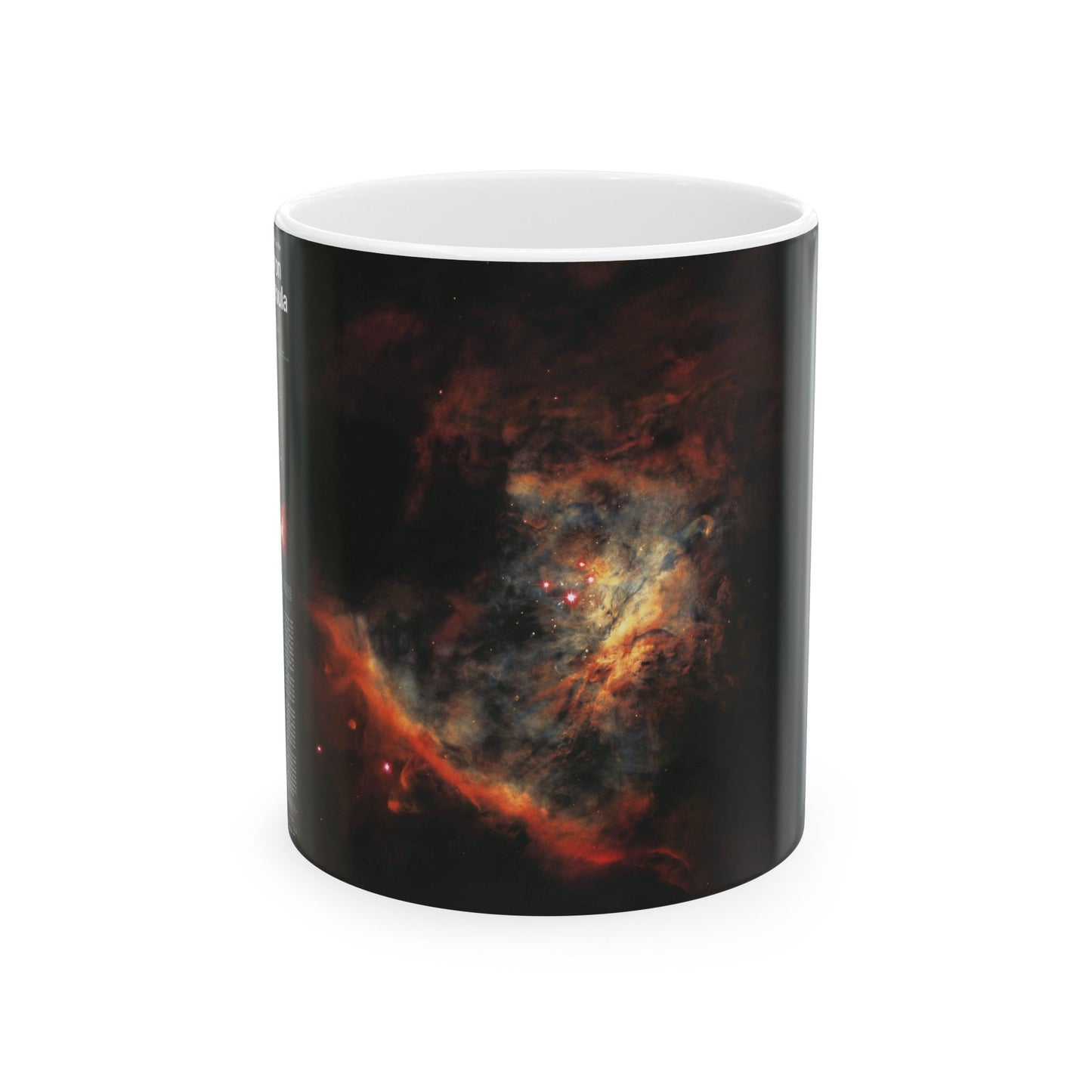 Space - Star Birth in the Orion Nebula (1995) (Map) White Coffee Mug-11oz-The Sticker Space