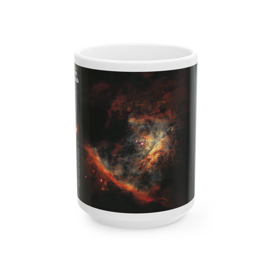 Space - Star Birth in the Orion Nebula (1995) (Map) White Coffee Mug-15oz-The Sticker Space