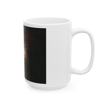 Space - Star Birth in the Orion Nebula (1995) (Map) White Coffee Mug-The Sticker Space