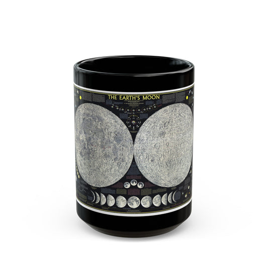 Space - The Moon (1969) (Map) Black Coffee Mug-15oz-The Sticker Space