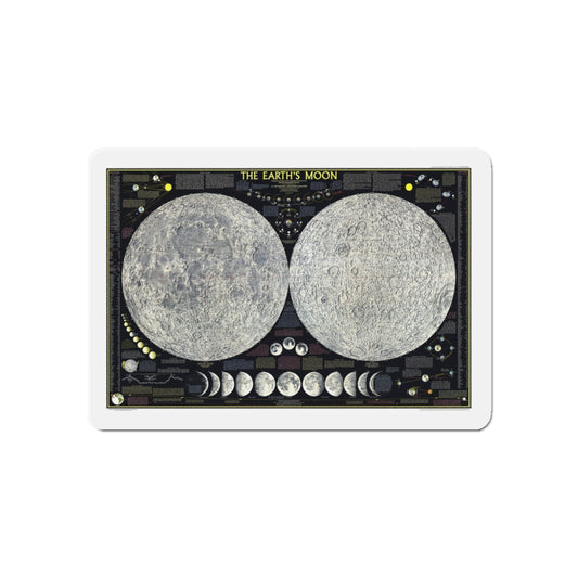 Space - The Moon (1969) (Map) Refrigerator Magnet-6 × 6"-The Sticker Space