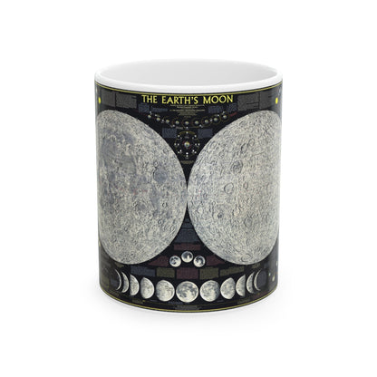 Space - The Moon (1969) (Map) White Coffee Mug-11oz-The Sticker Space