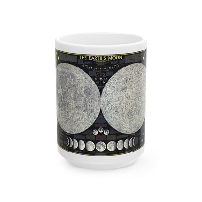 Space - The Moon (1969) (Map) White Coffee Mug-15oz-The Sticker Space