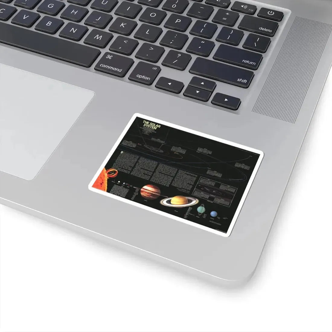 Space - The Solar System (1981) (Map) STICKER Vinyl Kiss-Cut Decal - The Sticker Space