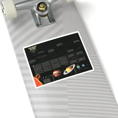 Space - The Solar System (1981) (Map) STICKER Vinyl Kiss-Cut Decal - The Sticker Space