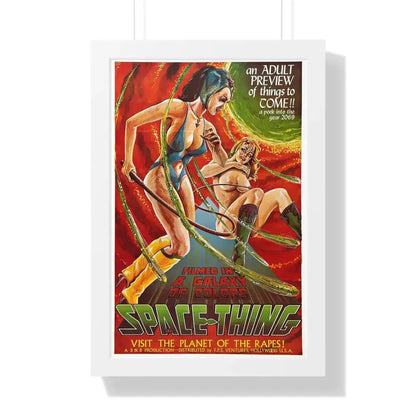 SPACE THING 1968 - Framed Movie Poster 16″ x 24″ White - The Sticker Space