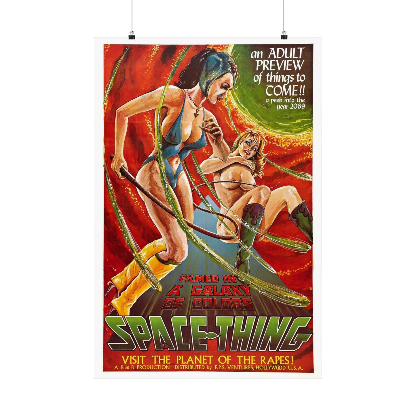 SPACE THING 1968 - Paper Movie Poster-24″ x 36″-The Sticker Space