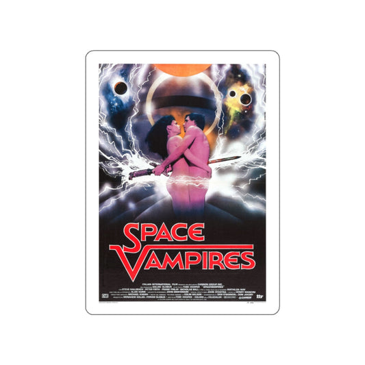 SPACE VAMPIRES (LIFEFORCE) ITALIAN 1985 Movie Poster STICKER Vinyl Die-Cut Decal-White-The Sticker Space
