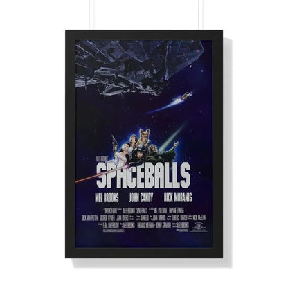 SPACEBALLS 1987 - Framed Movie Poster 20" x 30" Black - The Sticker Space