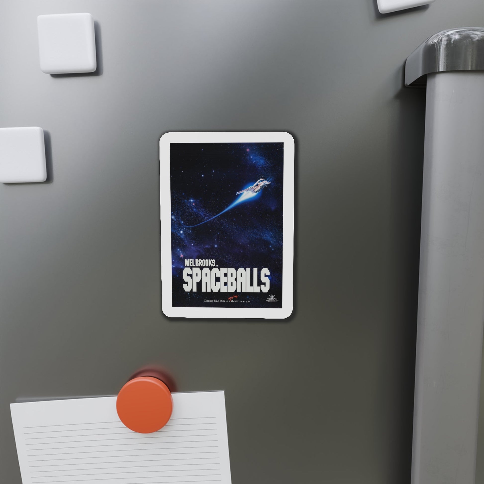 Spaceballs 1987 Movie Poster Die-Cut Magnet-The Sticker Space