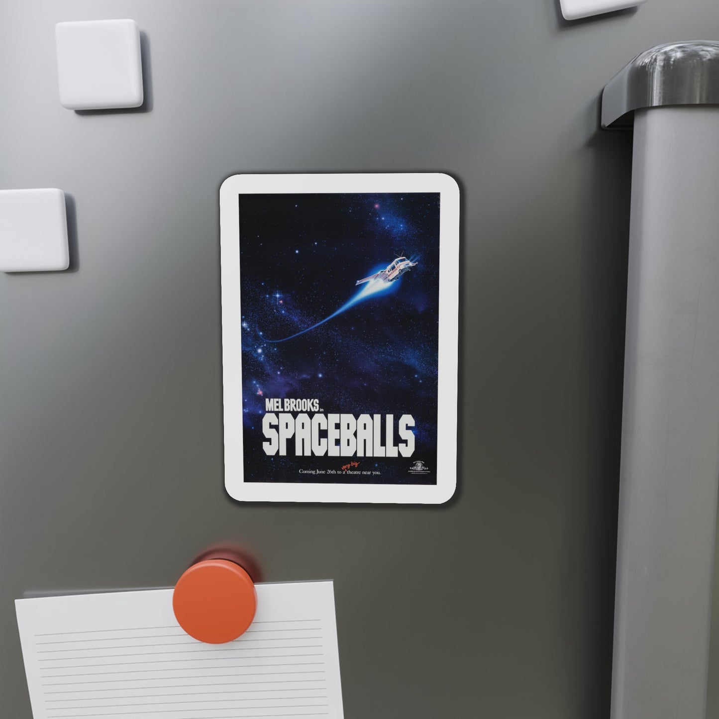 Spaceballs 1987 Movie Poster Die-Cut Magnet-The Sticker Space