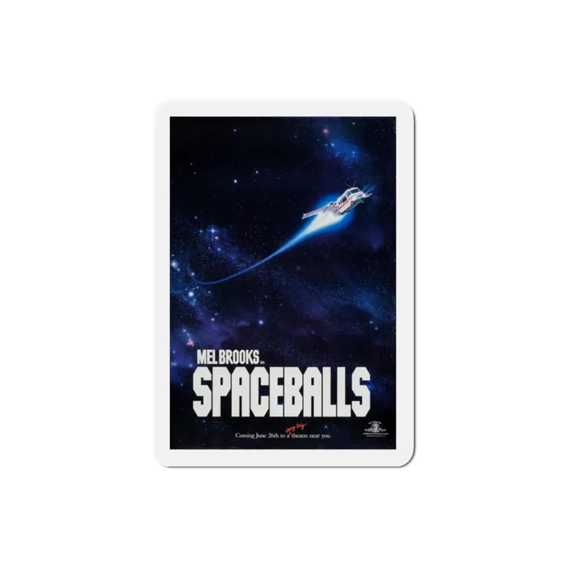 Spaceballs 1987 Movie Poster Refrigerator Magnet 2 Inch - The Sticker Space