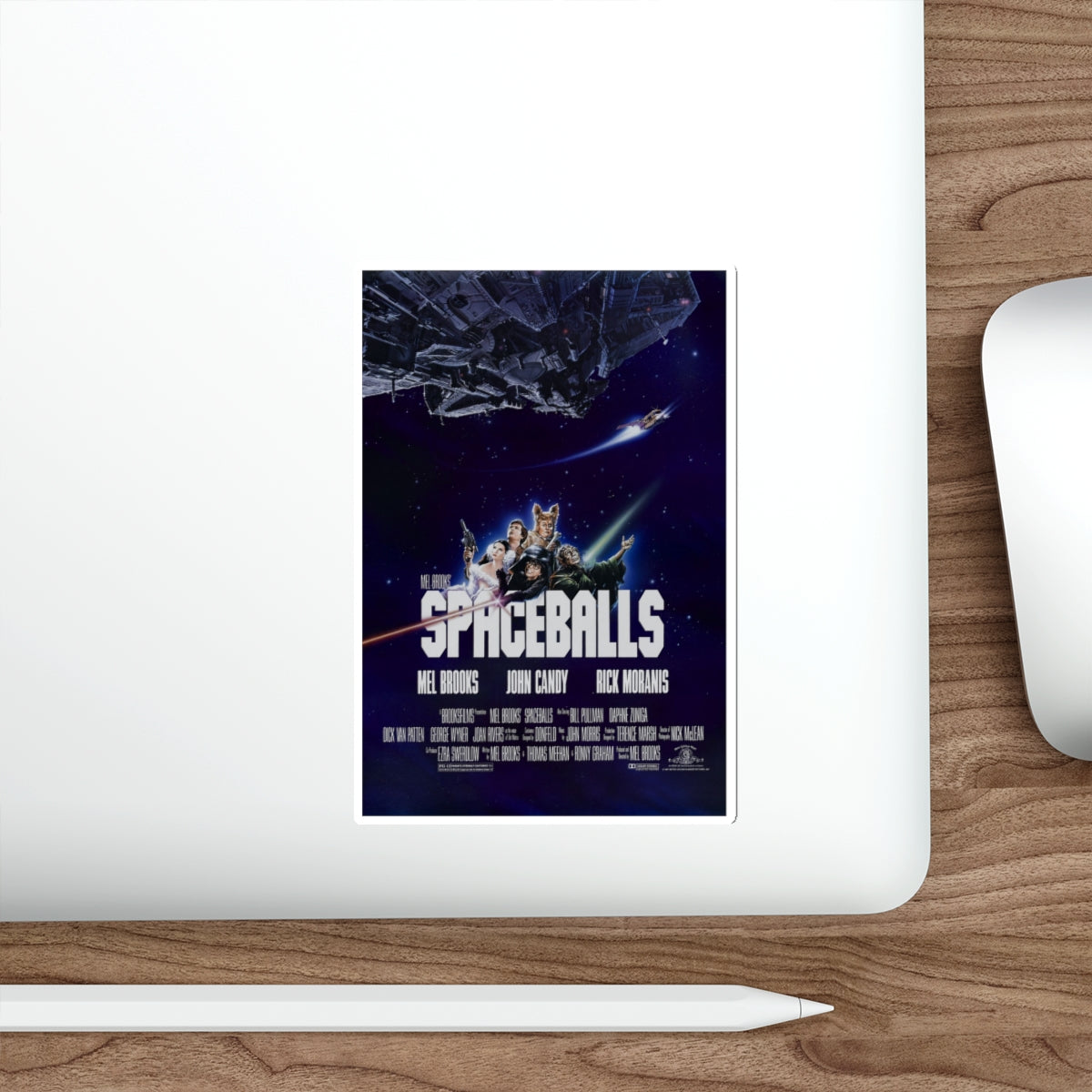 SPACEBALLS 1987 Movie Poster STICKER Vinyl Die-Cut Decal-The Sticker Space