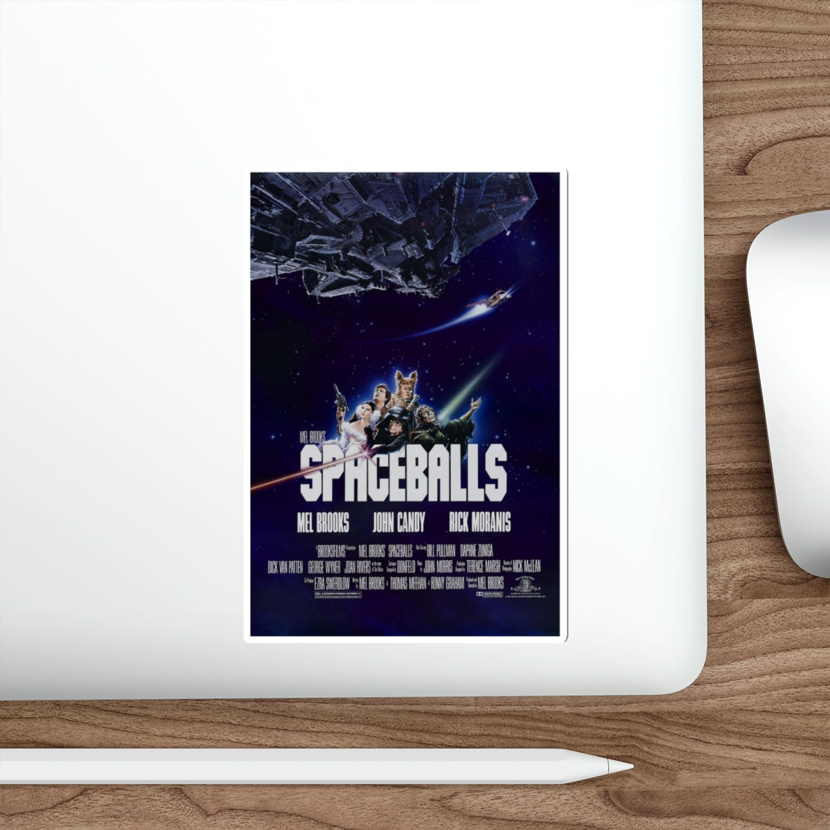 SPACEBALLS 1987 Movie Poster STICKER Vinyl Die-Cut Decal-The Sticker Space