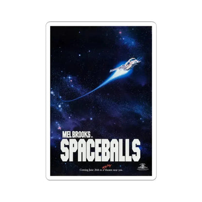 Spaceballs 1987 Movie Poster - STICKER Vinyl Kiss-Cut Decal 3 Inch White - The Sticker Space