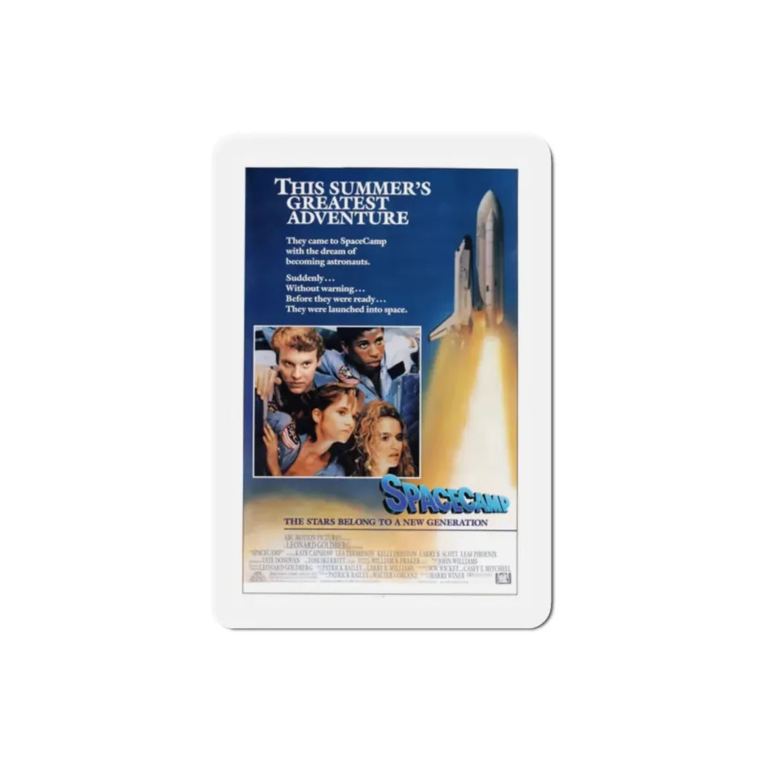 SpaceCamp 1986 Movie Poster Refrigerator Magnet 2 Inch - The Sticker Space