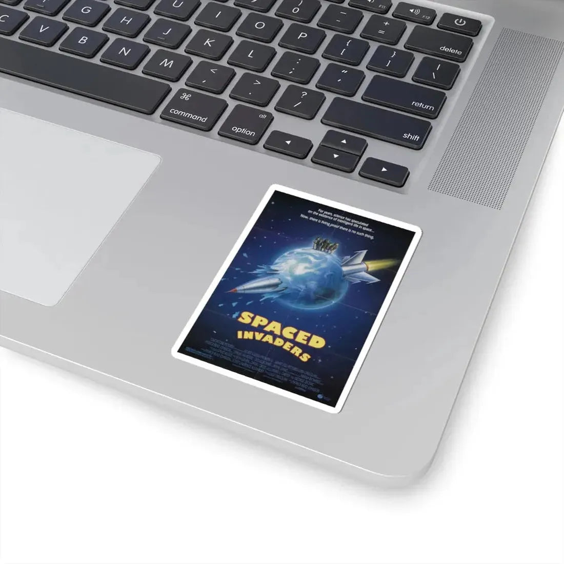Spaced Invaders 1990 Movie Poster - STICKER Vinyl Kiss-Cut Decal - The Sticker Space