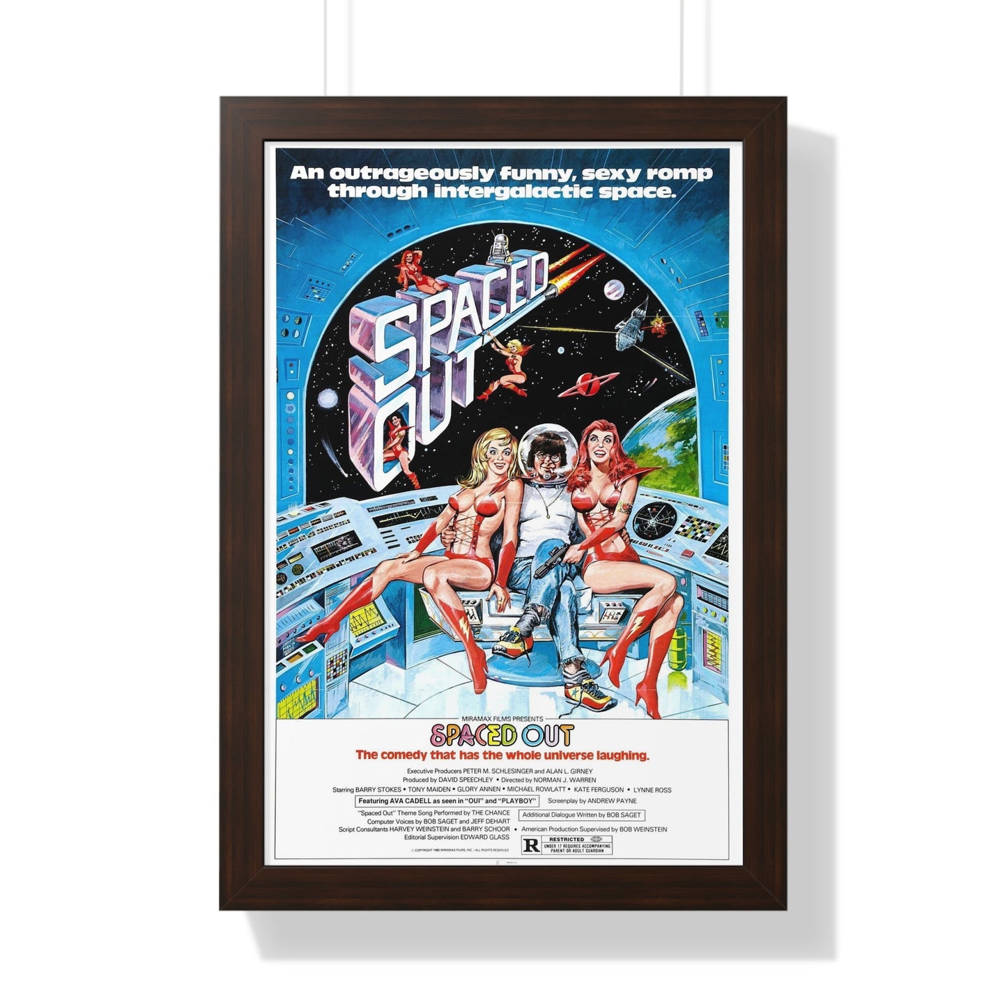 SPACED OUT 1979 - Framed Movie Poster-16″ x 24″-The Sticker Space