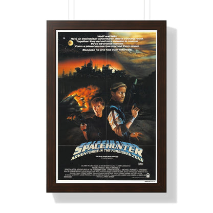 SPACEHUNTER - ADVENTURES IN THE FORBIDDEN ZONE 1983 - Framed Movie Poster-16″ x 24″-The Sticker Space