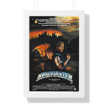 SPACEHUNTER - ADVENTURES IN THE FORBIDDEN ZONE 1983 - Framed Movie Poster-16″ x 24″-The Sticker Space