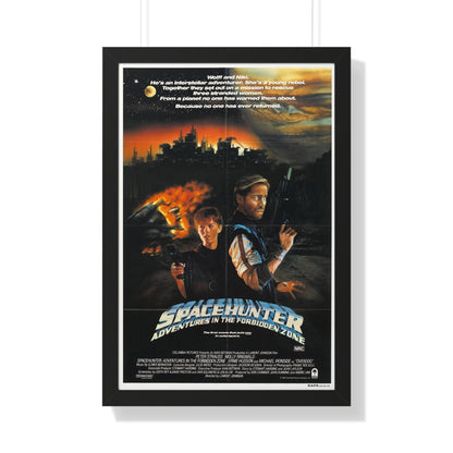 SPACEHUNTER - ADVENTURES IN THE FORBIDDEN ZONE 1983 - Framed Movie Poster-20" x 30"-The Sticker Space