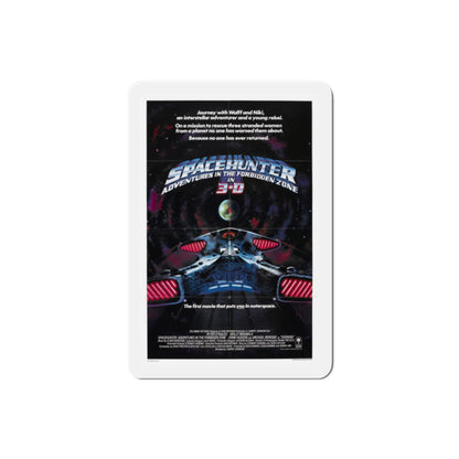 Spacehunter Adventures in the Forbidden Zone 1983 Movie Poster Die-Cut Magnet-2" x 2"-The Sticker Space