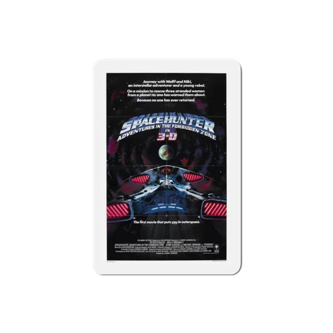 Spacehunter Adventures in the Forbidden Zone 1983 Movie Poster Refrigerator Magnet 2 Inch - The Sticker Space
