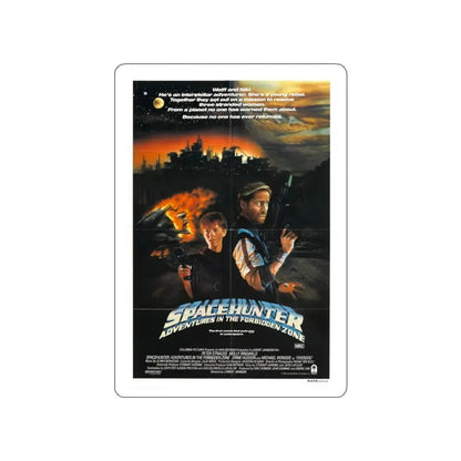 SPACEHUNTER - ADVENTURES IN THE FORBIDDEN ZONE 1983 Movie Poster STICKER Vinyl Die-Cut Decal 3 Inch - The Sticker Space