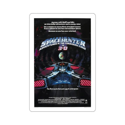 Spacehunter Adventures in the Forbidden Zone 1983 Movie Poster STICKER Vinyl Die-Cut Decal 5 Inch - The Sticker Space