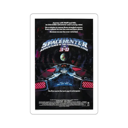 Spacehunter Adventures in the Forbidden Zone 1983 Movie Poster STICKER Vinyl Die-Cut Decal 6 Inch - The Sticker Space