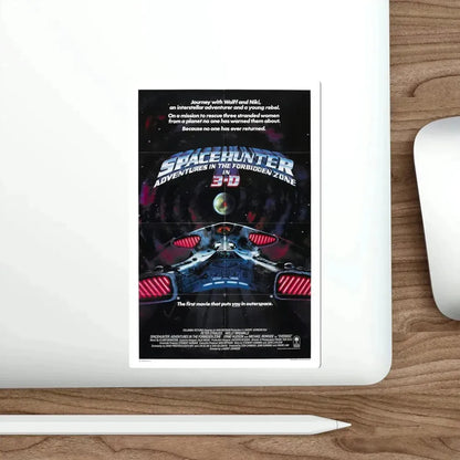 Spacehunter Adventures in the Forbidden Zone 1983 Movie Poster STICKER Vinyl Die-Cut Decal - The Sticker Space