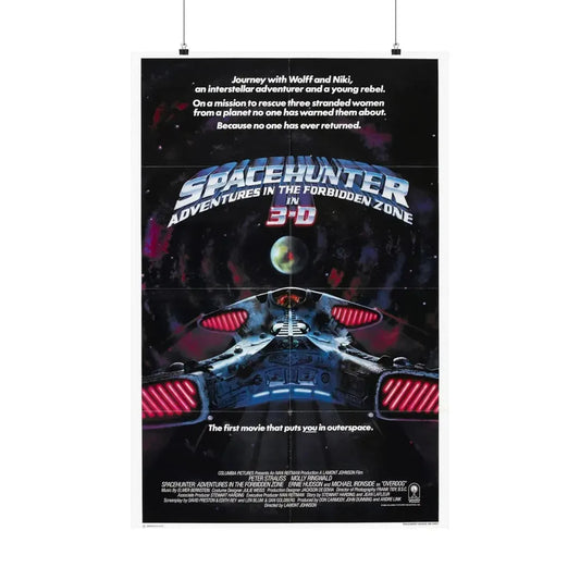 SPACEHUNTER - ADVENTURES IN THE FORBIDDEN ZONE (2) 1983 - Paper Movie Poster 24″ x 36″ Matte - The Sticker Space