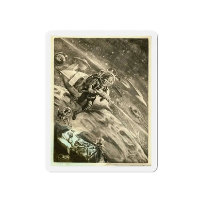 Spaceman Spiff! (Magazine Illustration) Refrigerator Magnet 3 Inch Die-Cut - The Sticker Space