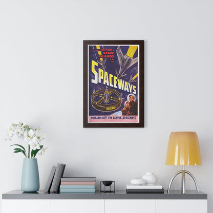 SPACEWAYS 1953 - Framed Movie Poster-The Sticker Space