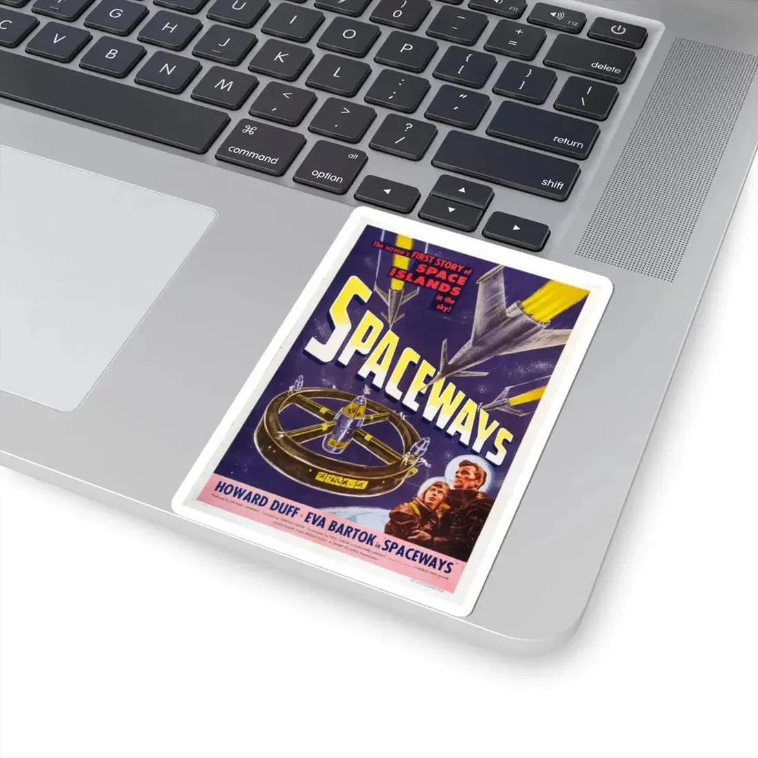 SPACEWAYS 1953 Movie Poster - STICKER Vinyl Kiss-Cut Decal - The Sticker Space