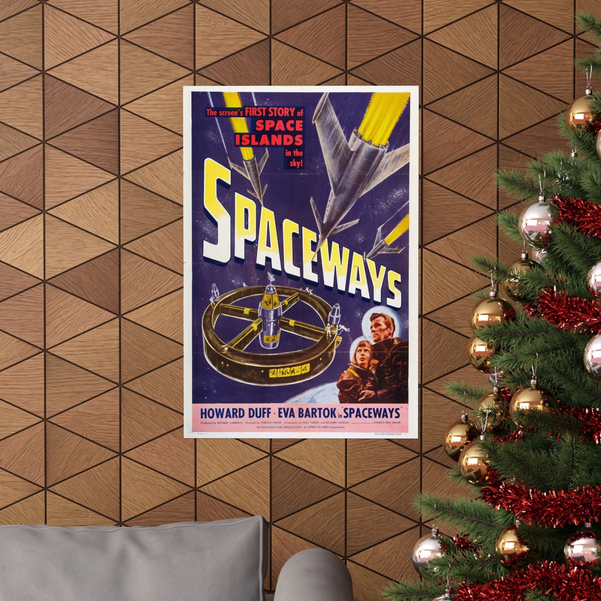 SPACEWAYS 1953 - Paper Movie Poster-The Sticker Space