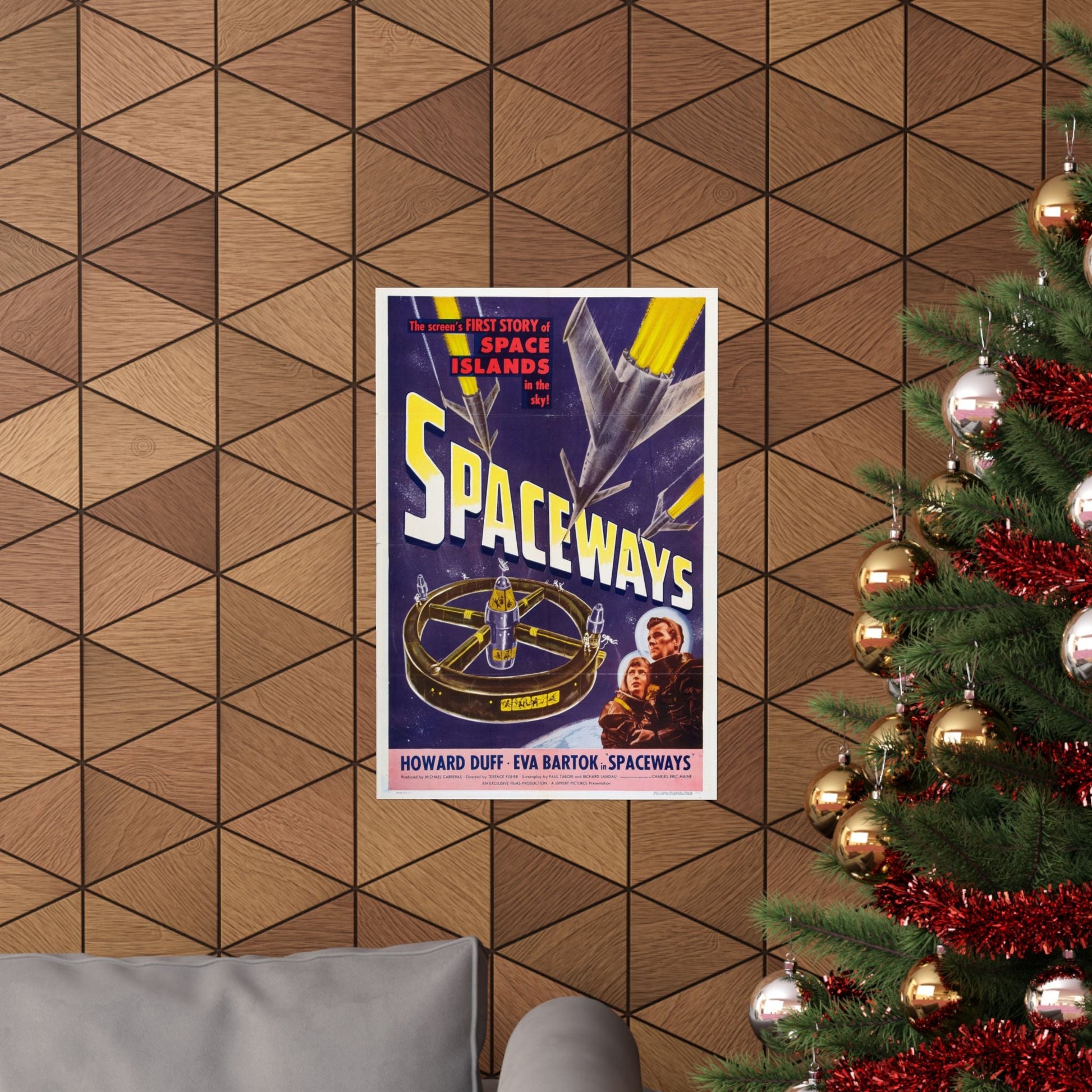 SPACEWAYS 1953 - Paper Movie Poster-The Sticker Space