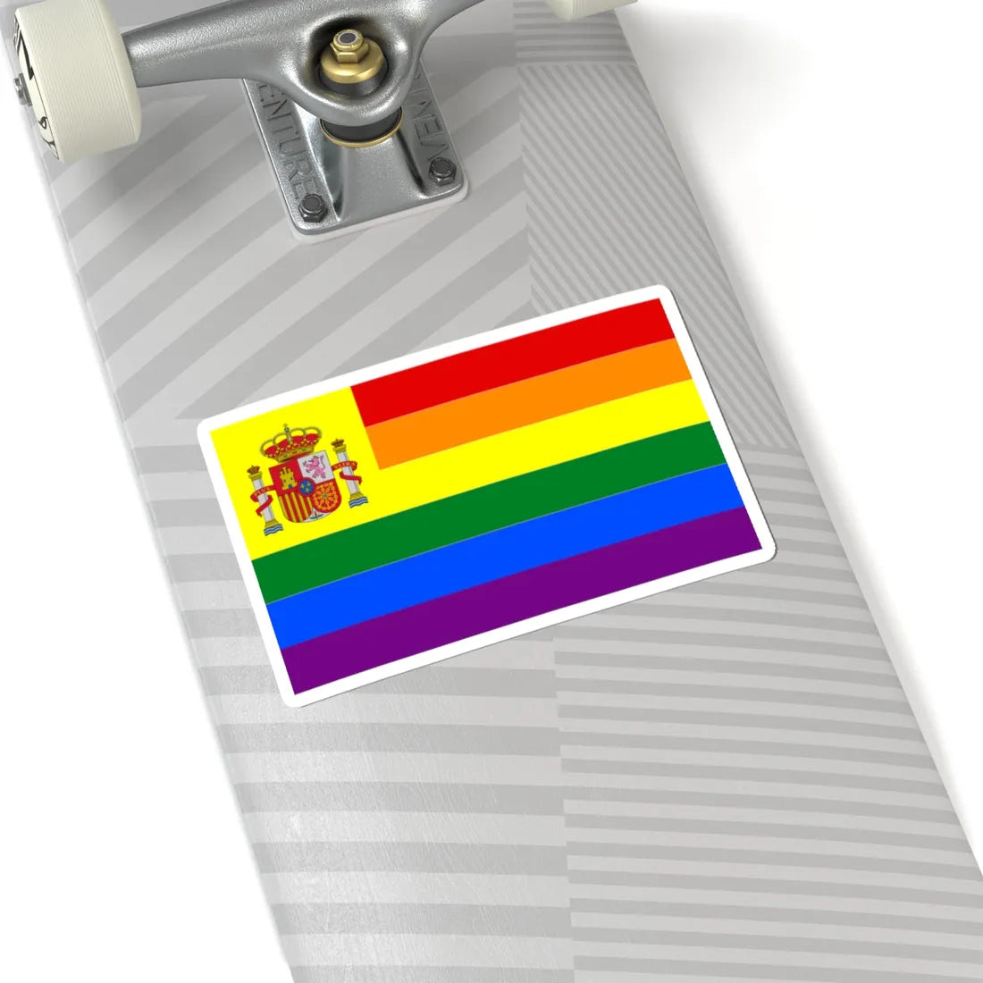Spain Gay flag (Spain) STICKER Vinyl Kiss-Cut Decal - The Sticker Space